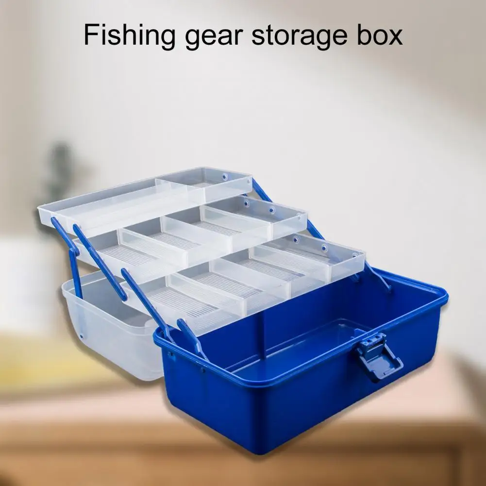 

Portable 3/4 Layers Lure Bait Storage Box Fishhook Fishline Fishing Gear Protective Case