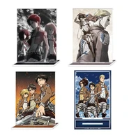 anime attack on titan erwin smith levi cosplay acrylic figure stand figure 9499 kids collection toy