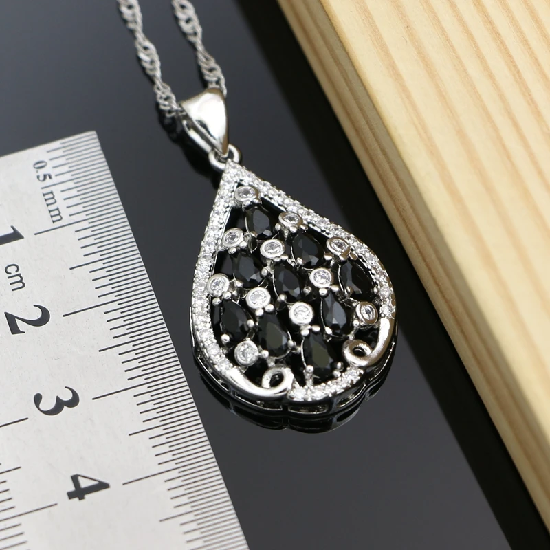 Женский маскарадный комплект из ожерелья и серёг стерлингового серебра 925 пробы |