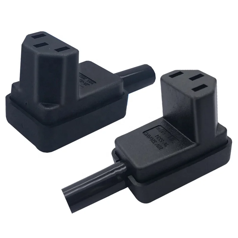 

IEC 320 C13 10A 250V AC power ConnectorDown Angled Rewireable Plug