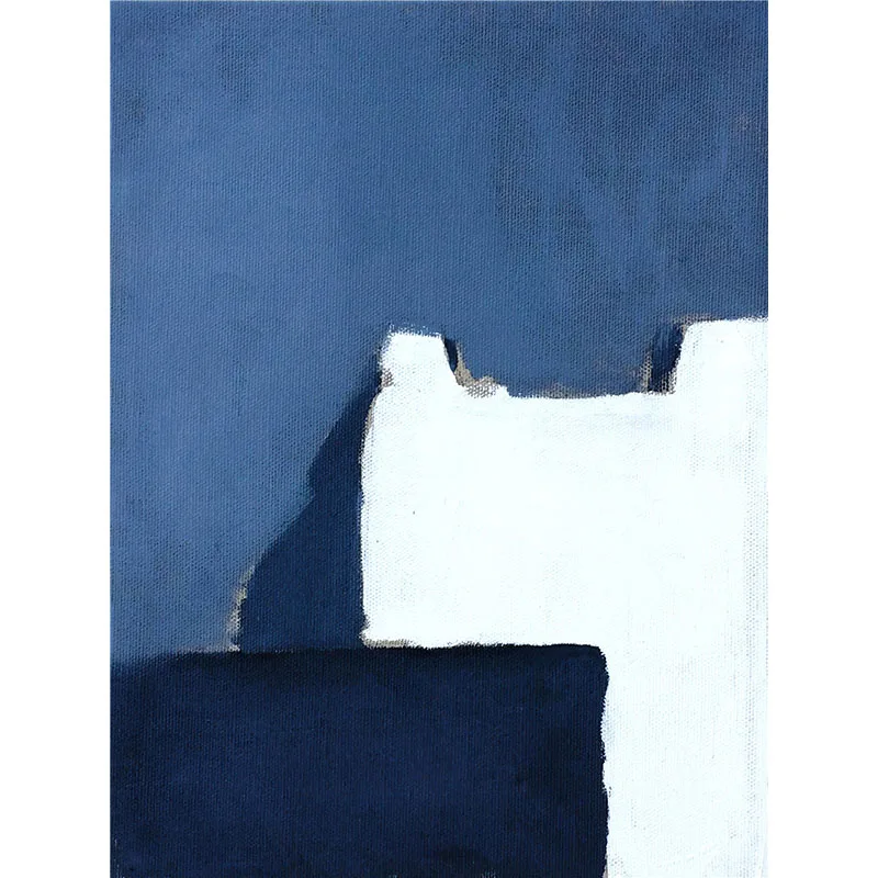 

Modern Blue Line Texture Abstract Combination Poster Printing Picture Living Room Porch Home Decoration Painting Canvas Wall Art