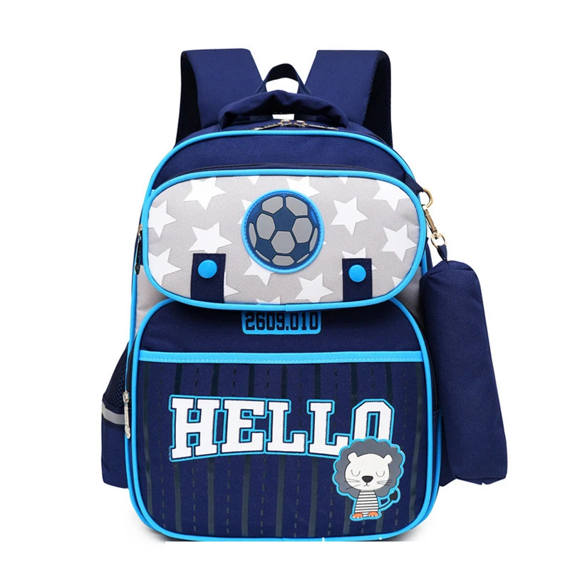 Школьный ранец большой вместимости для девочек с мультипликационным рисунком