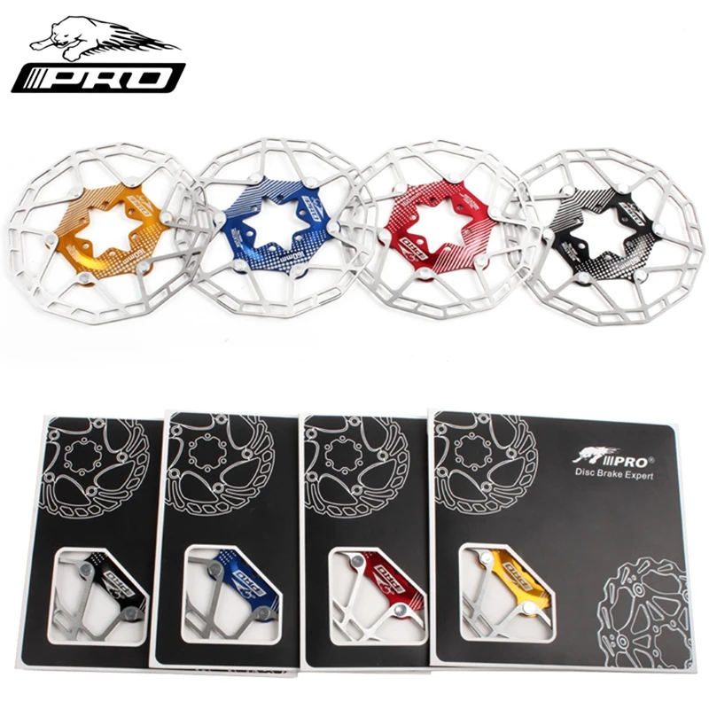 

IIIPRO Ultralight Stainless Steel Mountain Bike 80g Brake Rotor Bicycle Floating Disc 6 Bolts 160mm Ultra-light 80g disc