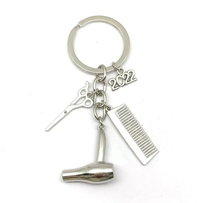 Щетка для волос брелок ключей парикмахерские ножницы|Брелоки| |