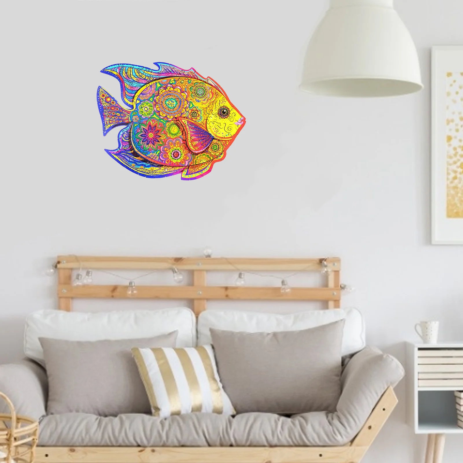 

Unique Wooden Puzzle for Adults Wood DIY Crafts Animal Shaped Wooden Kids Educational Jigsaw Puzzle Children Toys Gifts