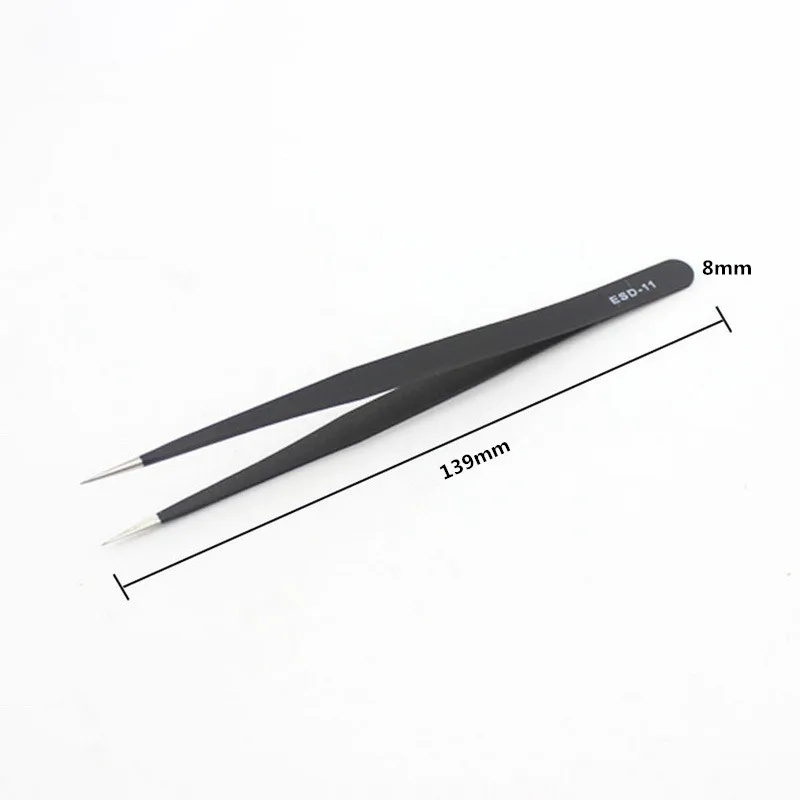 Антистатические пинцеты из нержавеющей стали ESD инструменты для технического