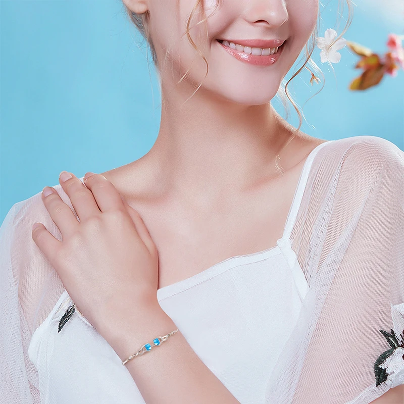 CDE Роскошные Украшенные браслеты из кристаллов ювелирных изделий Мода AB Цвет