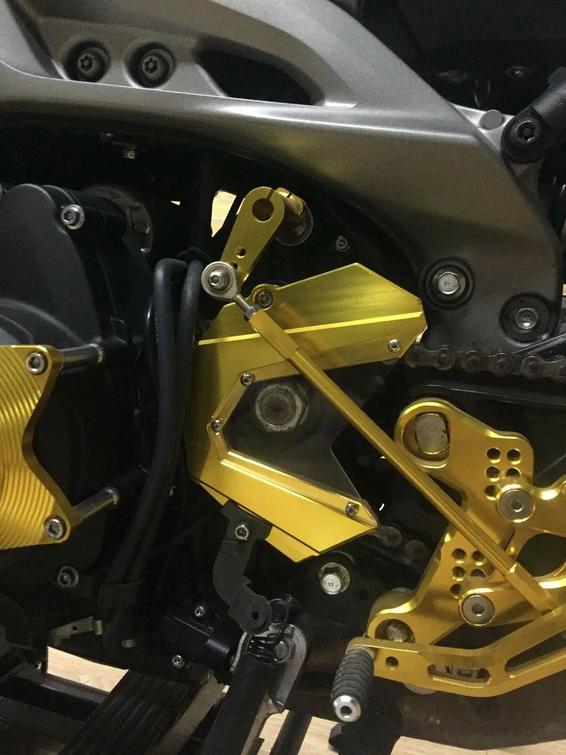 Для Yamaha MT FZ 09 FZ09 MT09 аксессуары для поездок на мотоцикле передняя цепь мотоцикла