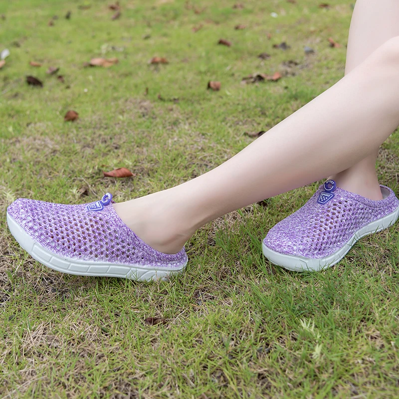 Летние легкие пляжные сандалии без шнуровки для сада Повседневные женские