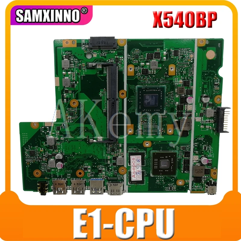 

Akemy For Asus X540BP X540B Laotop Mainboard X540BP Motherboard with E1/E2-CPU