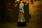 Аниме Токийский Гуль 3D Светодиодная лампа Ken Kaneki для крутого подарка на день рождения украшение для дома акриловый ночник Токийский Гуль