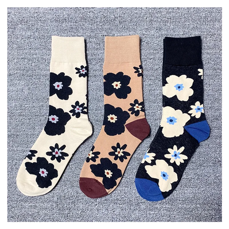 3 пары женские хлопковые носки в Корейском стиле|Носки| |