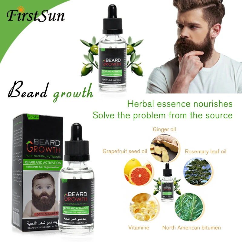 Натуральное органическое масло для роста бороды воск бальзам выпадения волос