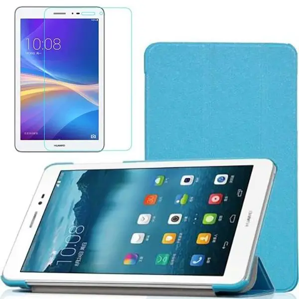 Стеклянная пленка силиконовый защитный чехол для Huawei MediaPad T1 8 0 дюйма телефона