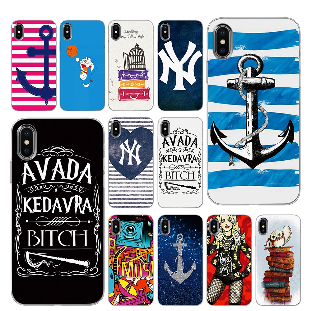 Чехол Avada Kedavra Bitch из черного ТПУ для iPhone 5 6 6s 7 8 Plus X XS XR 11 Pro Max|Чехлы-накладки| |