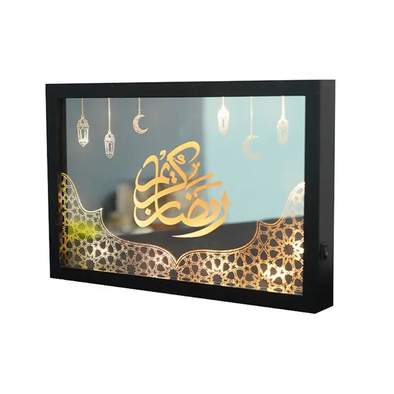Креативный светодиодный ночник EID Mubarak настольная лампа для Рамадана украшение