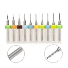 Насадка 0,2-1,2 мм для экструдера RepRap MK7 MK8 (сверло для очистки0,20,30,40,50,60,70,80,91,01,2мм), 10 шт.