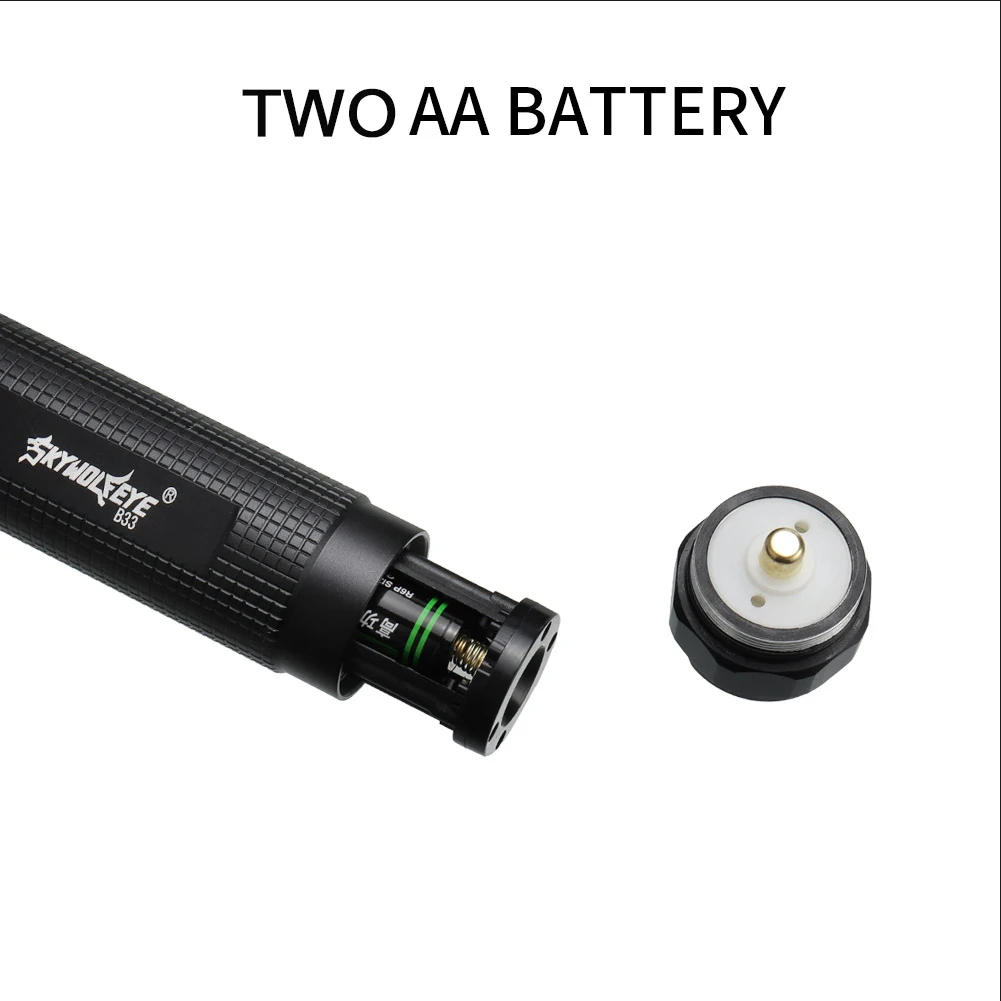 XPE светодиодный фонарик из сплава с зажимом фонарь для ручки водонепроницаемый 3