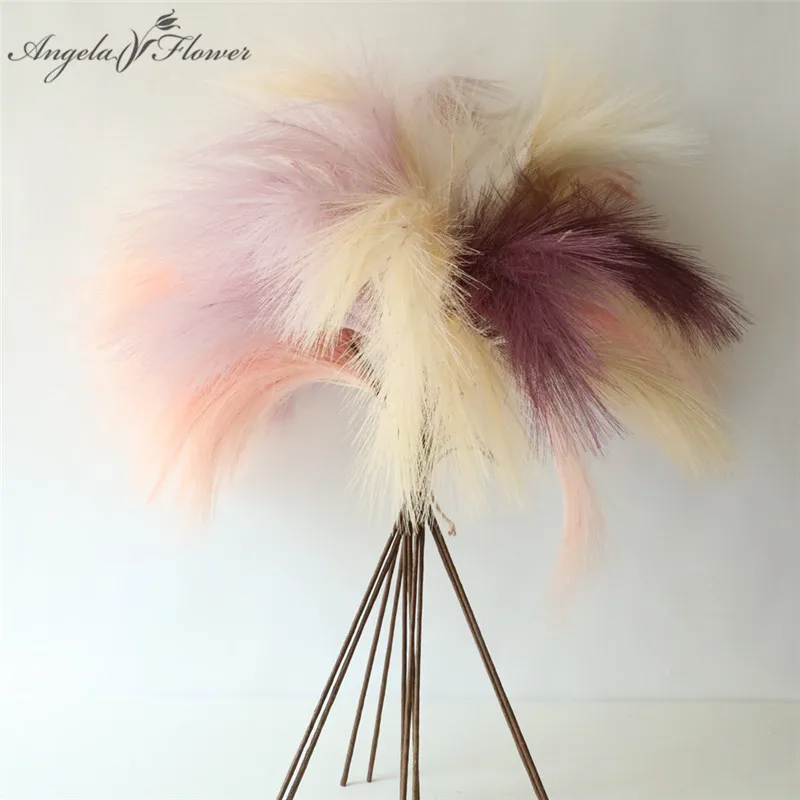 Инс искусственный цветок композиция сажа трава зеленые растения Свадебный