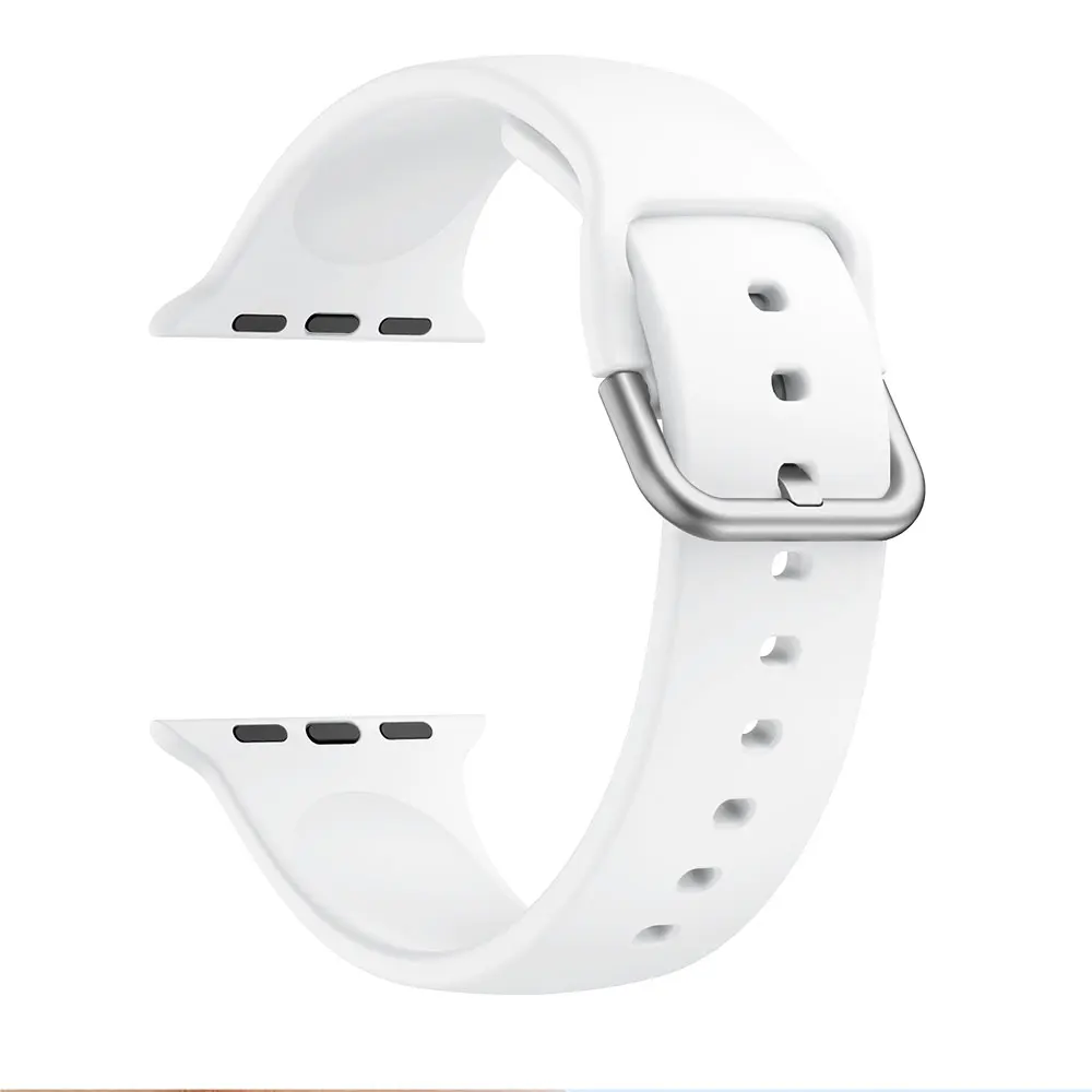 White Hero iand ремешок для наручных часов Apple Watch 38 мм, 42 мм, iWatch, версия 4 полосным 44 мм 40 мм модель Sports наручных часов Iwatch серии 4/3/2/1 браслет обмотки - Цвет ремешка: White