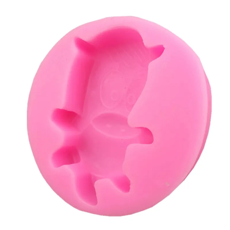 DIY мультфильм форма силикагель Форма пищевого класса печенье конфеты шоколадный