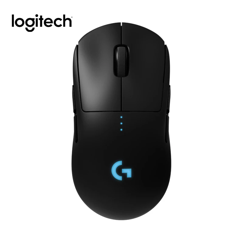 Беспроводная верхняя игровая мышь Logitech G Pro Lightspeed для ESports Hero16K Sensor RGB Lighting зарядка