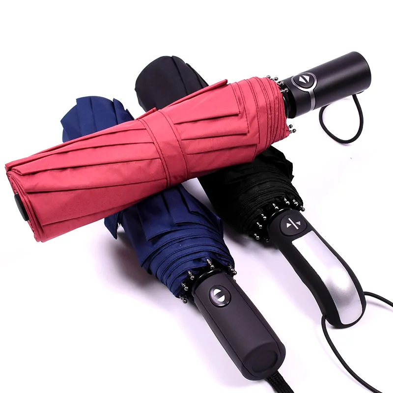 

Wind Resistant Automatic Umbrella Rain Women Auto Luxury Big Windproof Umbrellas Men Frame Windproof 10K Parasol