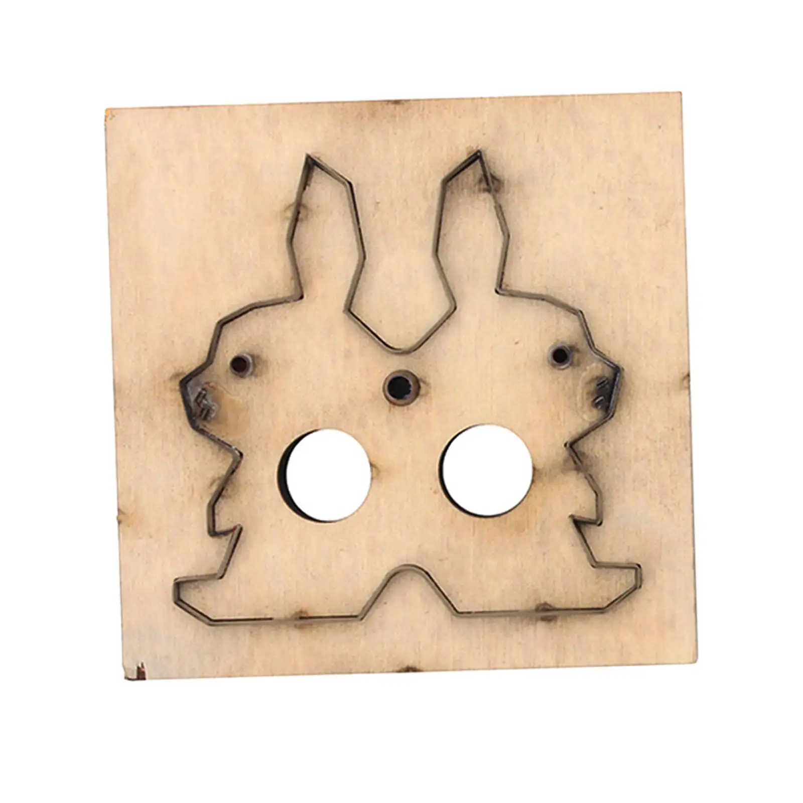 

DIY Rabbit Embossing Stencils Keychain Cutting Dies for Leather Scrapbooking Tool Supplies