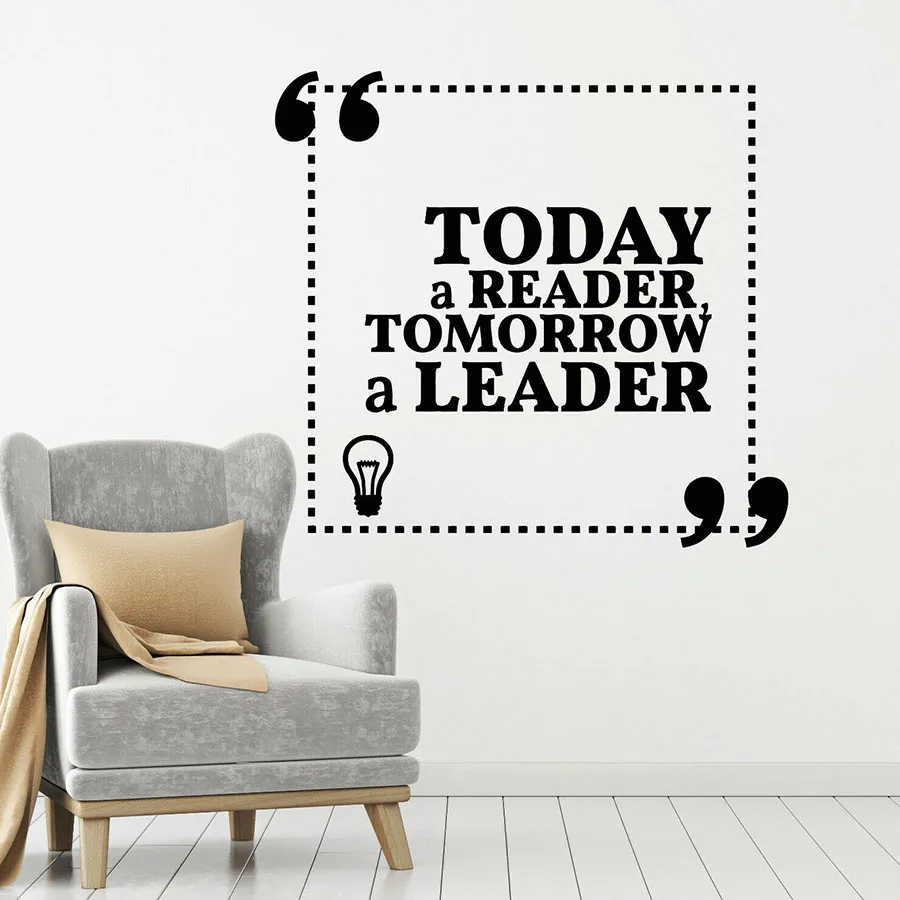 Книги виниловые настенные наклейки для чтения комнаты Декор вдохновляющие слова
