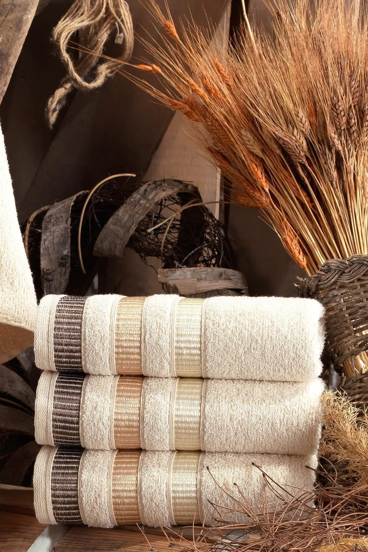 

Natural 50x90 Cm 4'l Antibacterial Hand And Face Towel