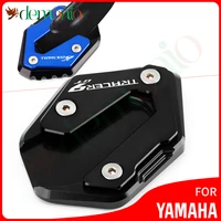 motorcycle accessories foot side stand extension pad for yamaha tracer 9 gt 2021 2022 kickstand kick stand plate tracer9 9gt