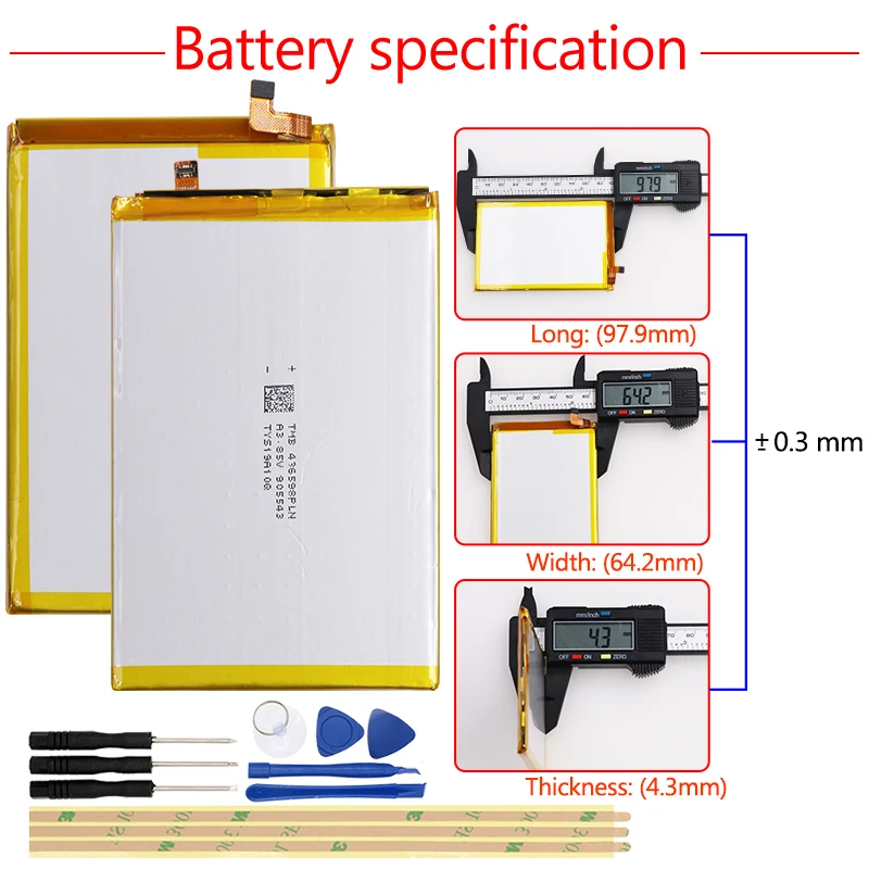 Сменный аккумулятор JRZ для Cubot Max 2 5000 мА · ч мобильный телефон с набором бесплатных