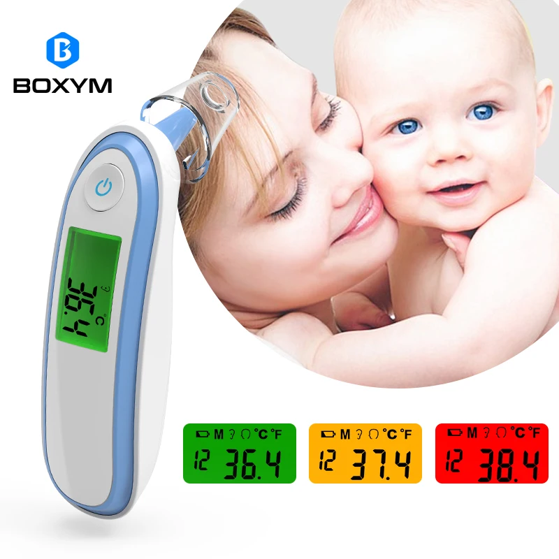 

BOXYM Digital LCD Baby Thermometer Infrared Body Measurement 체온계 Forehead Ear Non-Contact Body Baby Children Termômetro