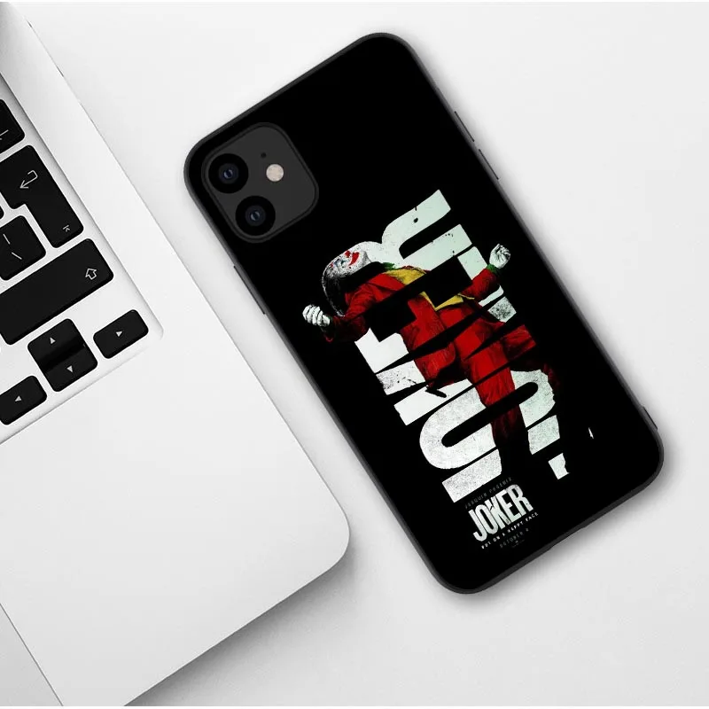TPU Чехол Joker Horror Movie Joaquin Phoenix для iPhone 11 Pro Max X 7 8 Plus XR XS MAX Black - Цвет: TPU