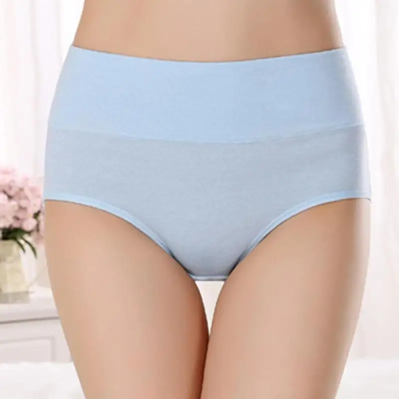 Женское хлопковое нижнее белье с высокой талией Женские Водонепроницаемые