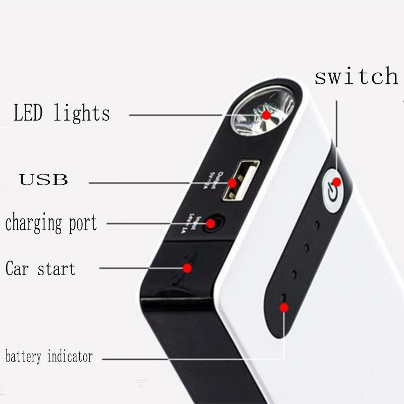 car emergency starting power supply 12v multi function power supply 12000 mah car jumping starter mobile phone charging free global shipping