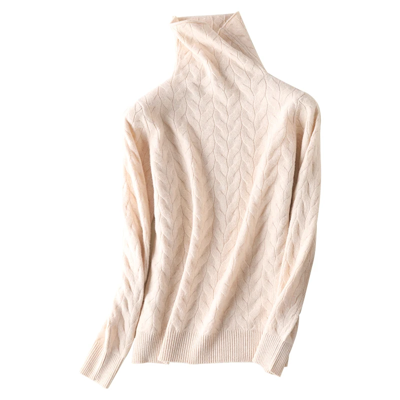Women New Fashion Soft Sweaters and Pullover Wool Knitting Jumpers Ladies 8Colors Turtleneck Clothes