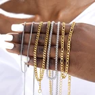 2020 Модные мужские хлыст цепи ожерелье 4 мм Ширина нержавеющая сталь цепочка на шею для мужчин, ювелирное изделие, подарок воротник Hombre оптовая продажа
