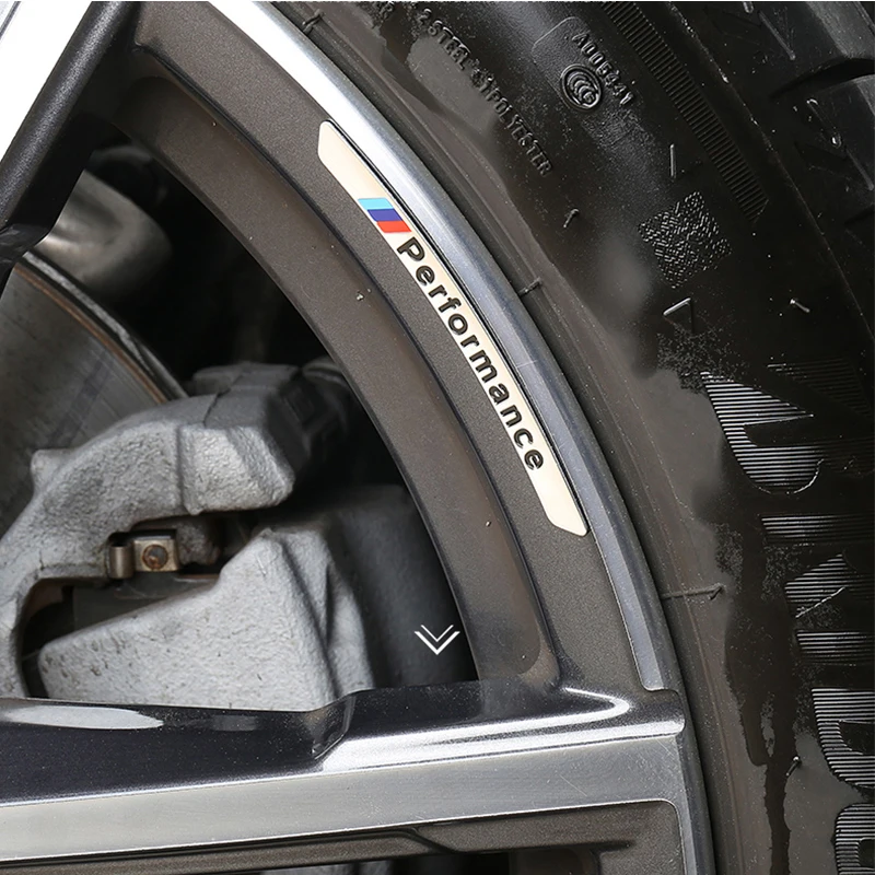 Наклейки на колесные диски для гоночных автомобилей BMW X5 E53 E70 F15 G05 X6 E71 E72 F16 X3 E83 F25 G01