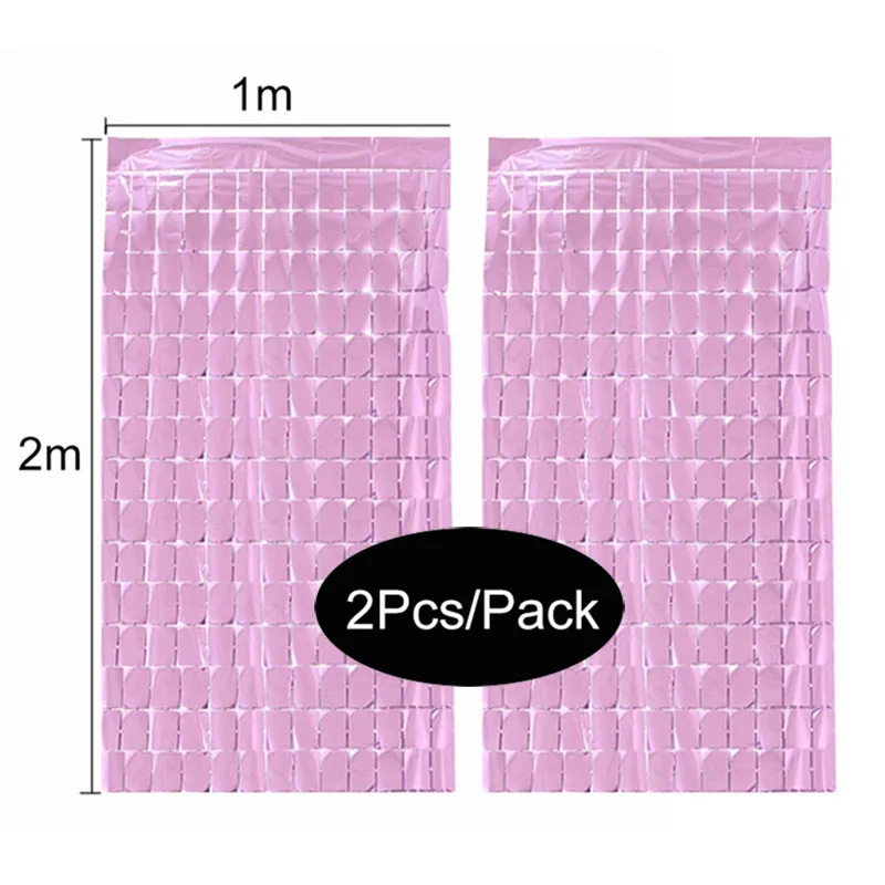 

Мерцающий настенный фон для дня рождения 2 шт.