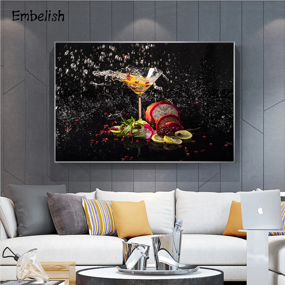 Embelish всплеск в стекле Летние фрукты современная кухня домашний декор фотографии