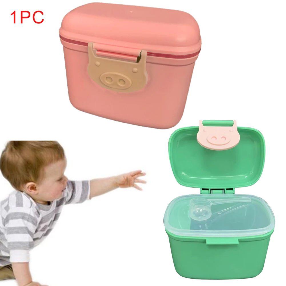 

Formula Dispenser Food Storage Multifunctional Fruit Outdoor Portable With Spoon Baby Feeding Milk Powder Container Infant