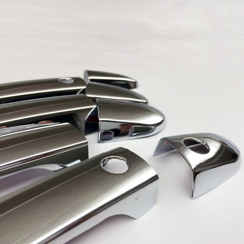 Хромированная Крышка для автомобильной боковой дверной ручки из АБС-пластика
