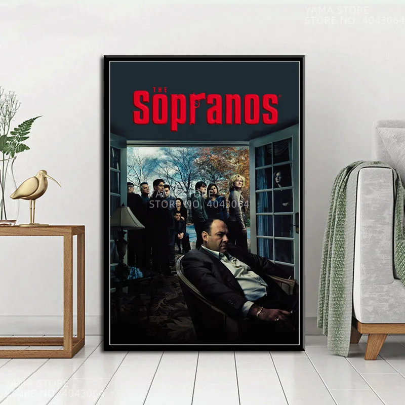 J102 классический ТВ сериал шоу сопранос Гангстер мафия горячий подарок настенное