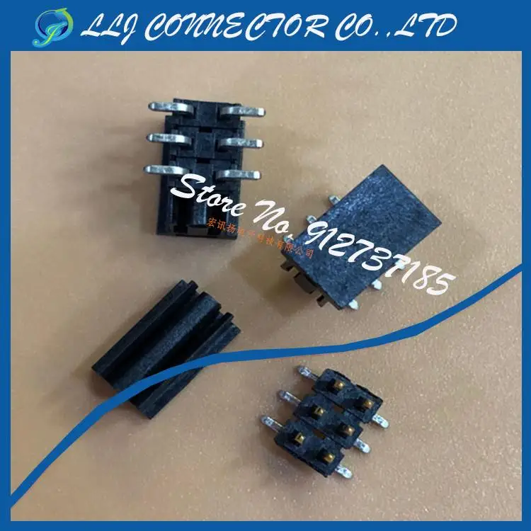 

10pcs/lot TMM-103-01-S-D-SM-P-TR 2.0mm legs width -6Pin Connector 100% New and Original