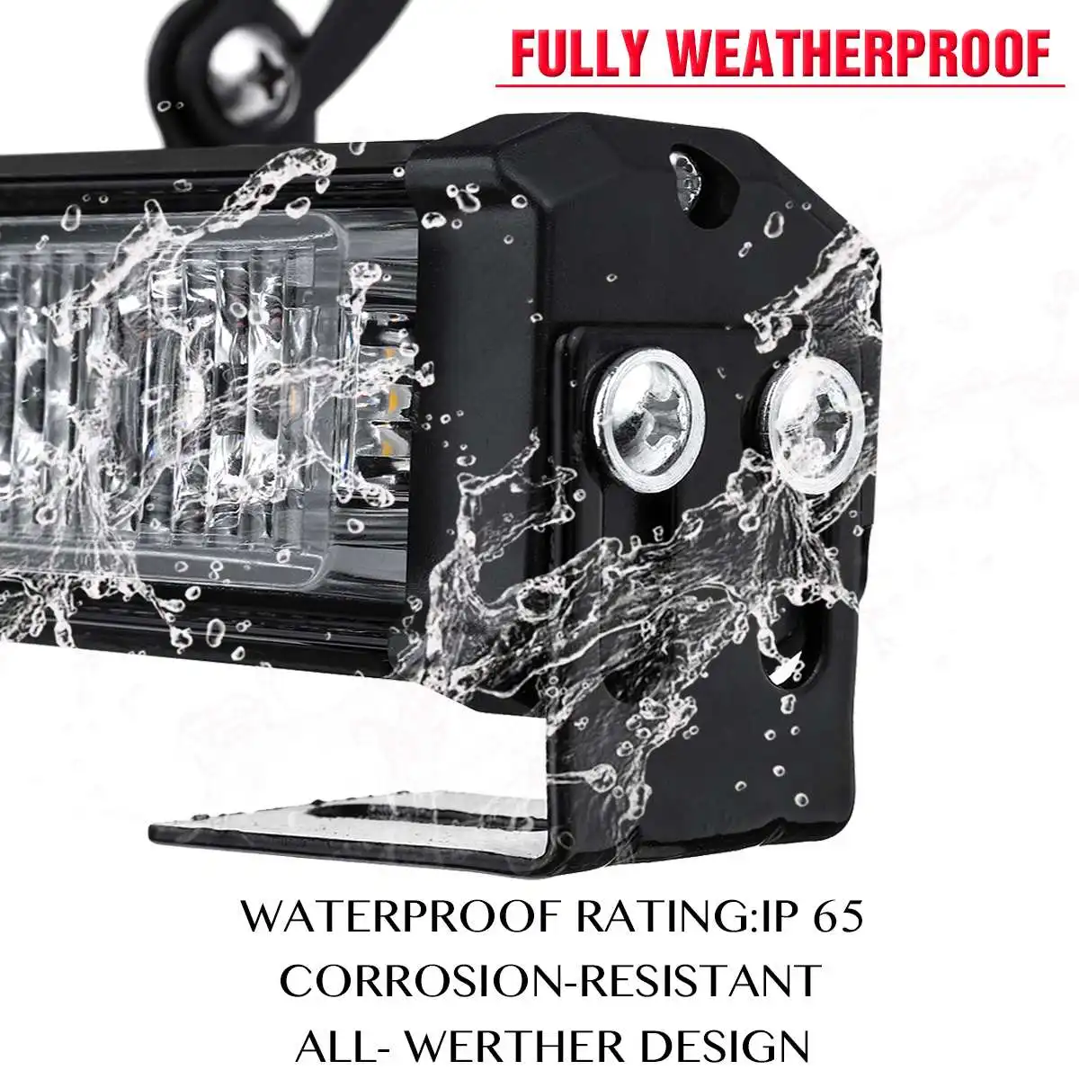 

35" 32 LED Car LED Bar Work Strobe Light Warning Light DRL 13 Modes for Jeep Pickup Boat OffRoad Off Road 4WD 4x4 Truck SUV