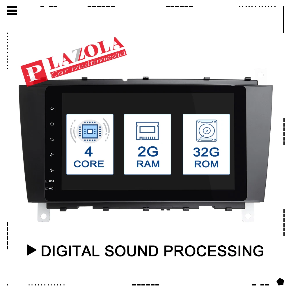 Авторадио 2 Din автомобильный DVD плеер с JPS и навигацией для Mercedes Benz C-Class CLC W203 2004-2007