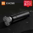 Новая электробритва XIAOMI MIJIA S500 Для мужчин, умная портативная бритва с 3 головками, моющаяся основная бритва с 3 лезвиями, триммер для бороды, триммер