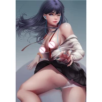 print game high school dxd rias gremory nude 3d sexy girl art canvas poster with frame custom 16x24 24x36 inch home wall picture