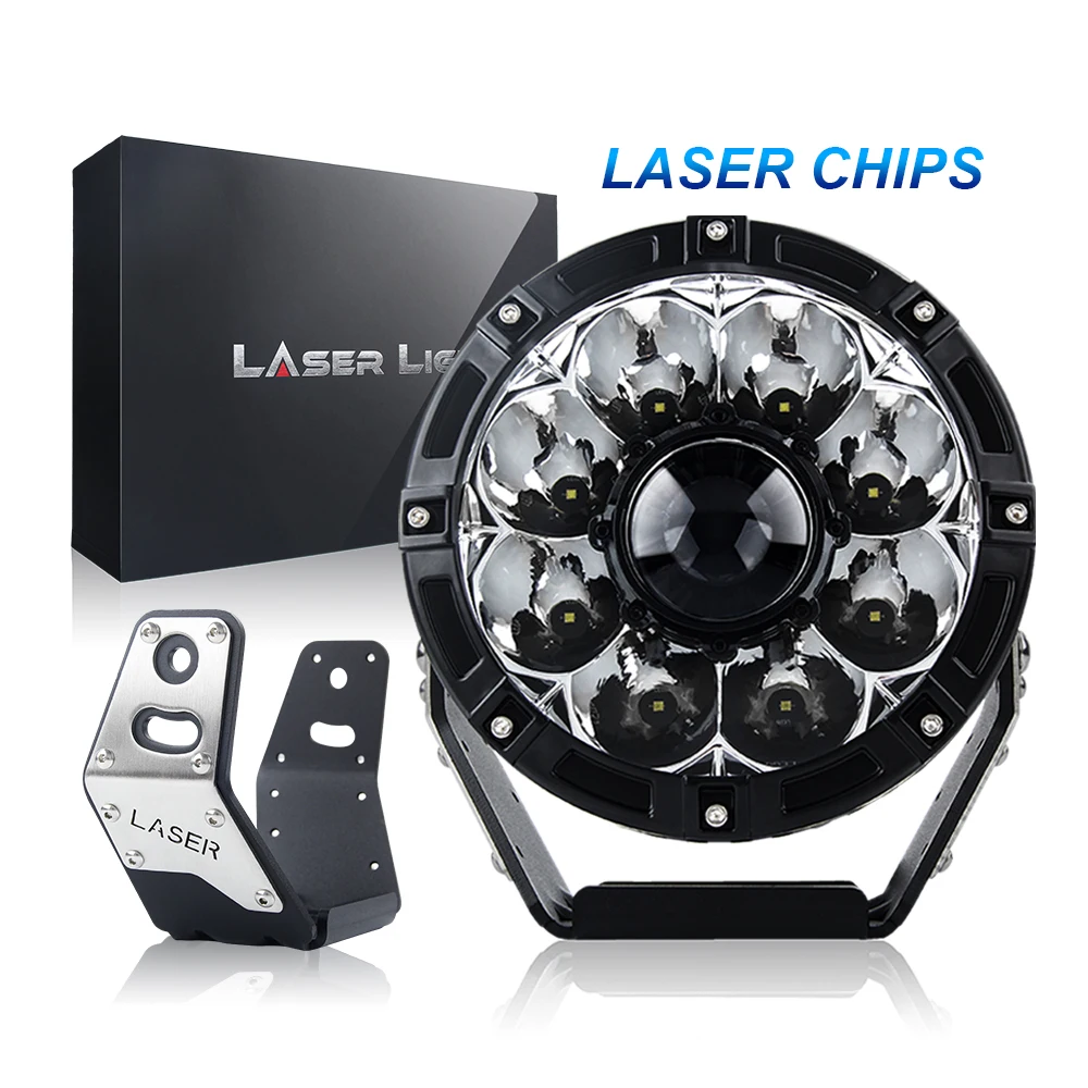 

16650lm 1lux@1972m Offroad 4x4 Truck Car Sport Laser Led Driving Light 145w 7inch 8.5inch 9inch Round LED Work